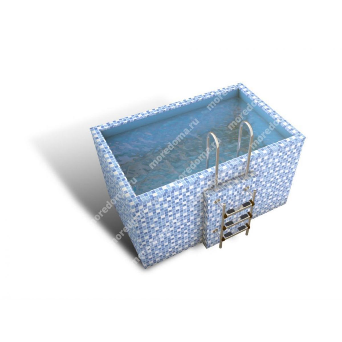 Купель прямоугольная 3×2×1,5 м, полипропилен, для бани и сауны, Россия, KU3087 Купель прямоугольная 3×2×1,5 м, полипропилен, для бани и сауны, Россия, KU3087