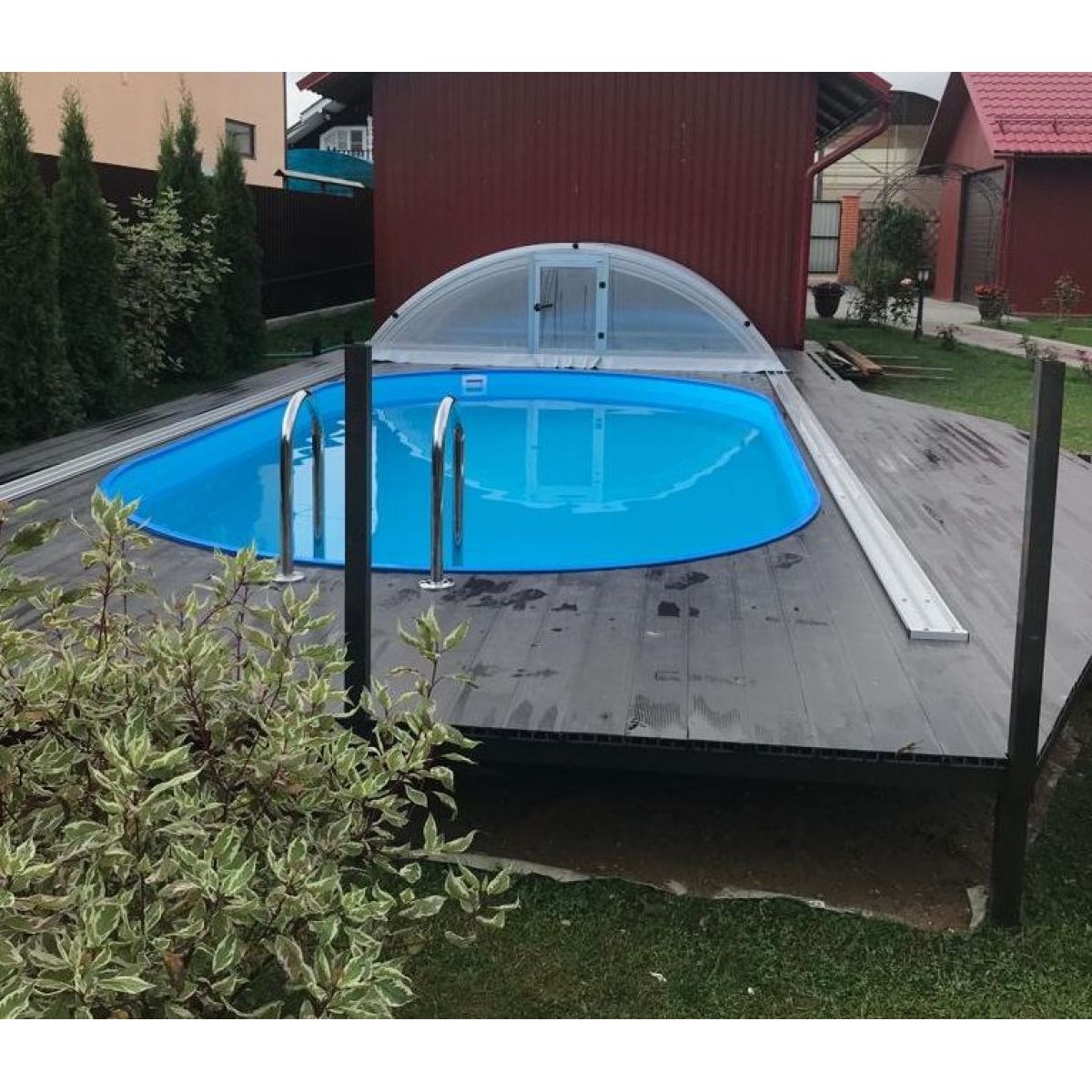 Бассейн каркасный 5,0×3,0×1,2 м, овальный, для заглубления, полный комплект, Summer Fun 501010161KB Бассейн каркасный 5,0×3,0×1,2 м, овальный, для заглубления, полный комплект, Summer Fun 501010161KB