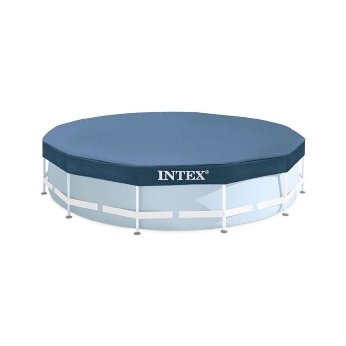 Тент 457 см для круглого каркасного бассейна с креплением и водоотводом INTEX 28032 Тент 457 см для круглого каркасного бассейна с креплением и водоотводом INTEX 28032