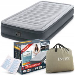 Кровать надувная 99x191x33 см, со встроенным насосом 220В, Comfort-Plush Mid Rise, INTEX 67766