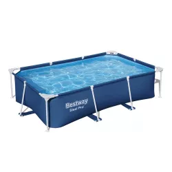 Бассейн каркасный 259x170x61 см без фильтра, прямоугольный, BESTWAY 56403
